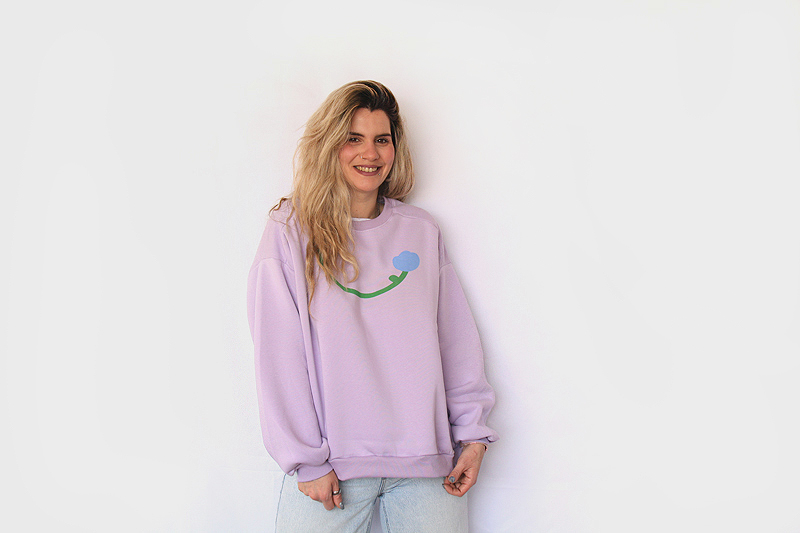 Λιλά Φούτερ Τουλίπα