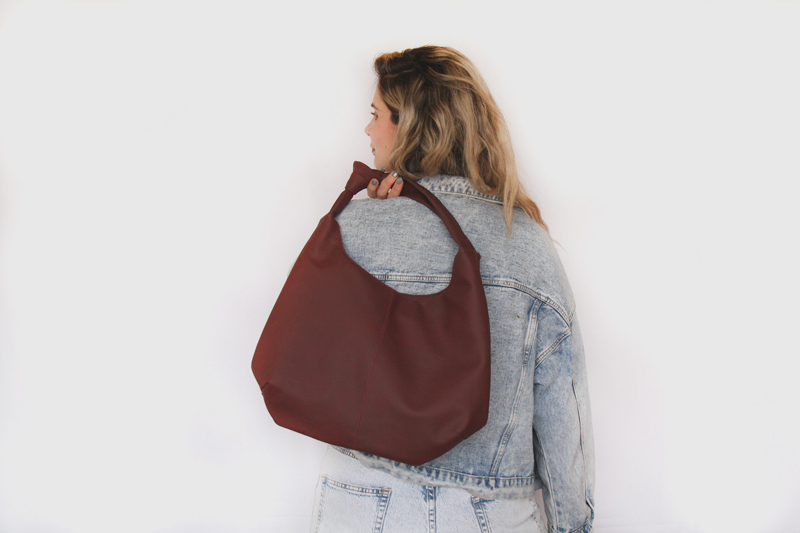 Μπορντό "Tsihiro" Bag