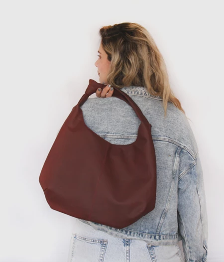 Μπορντό "Tsihiro" Bag