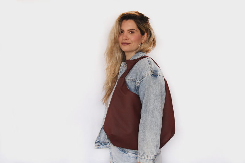 Μπορντό "Tsihiro" Bag