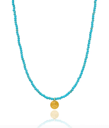 Turquoise 'Lucky Eye' Necklace