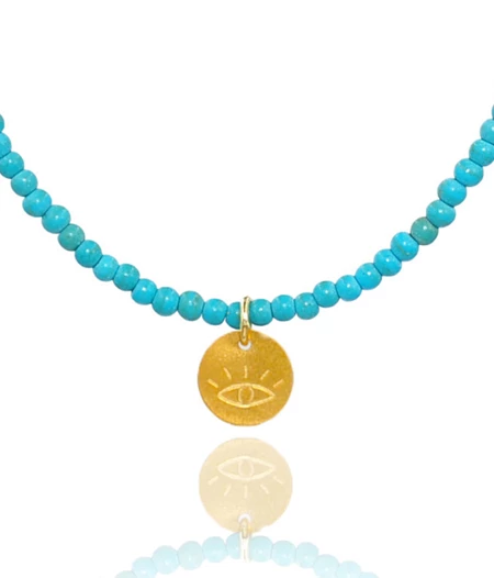 Turquoise 'Lucky Eye' Necklace