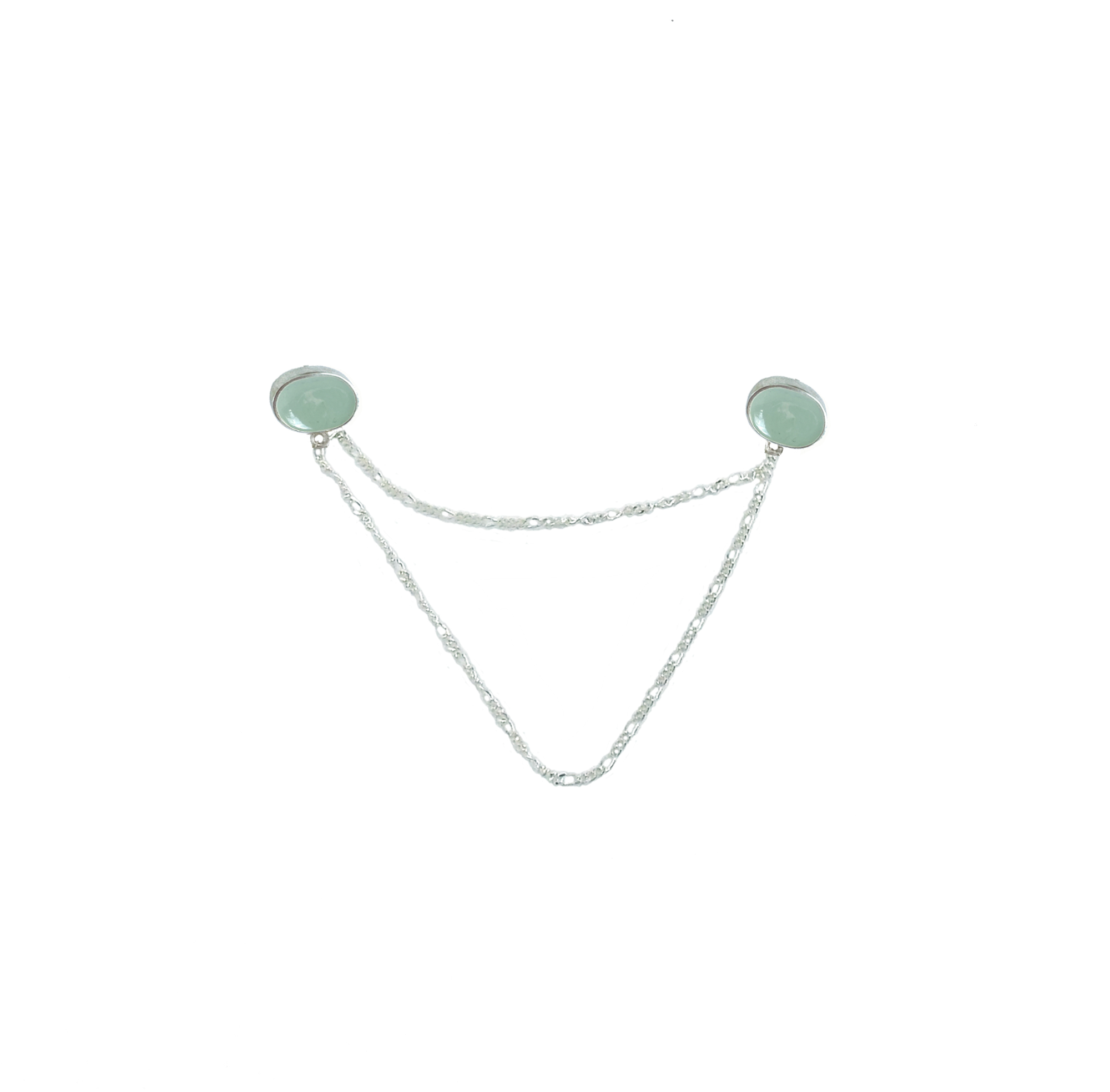 Shirt pin, geometric shapes, with enamel