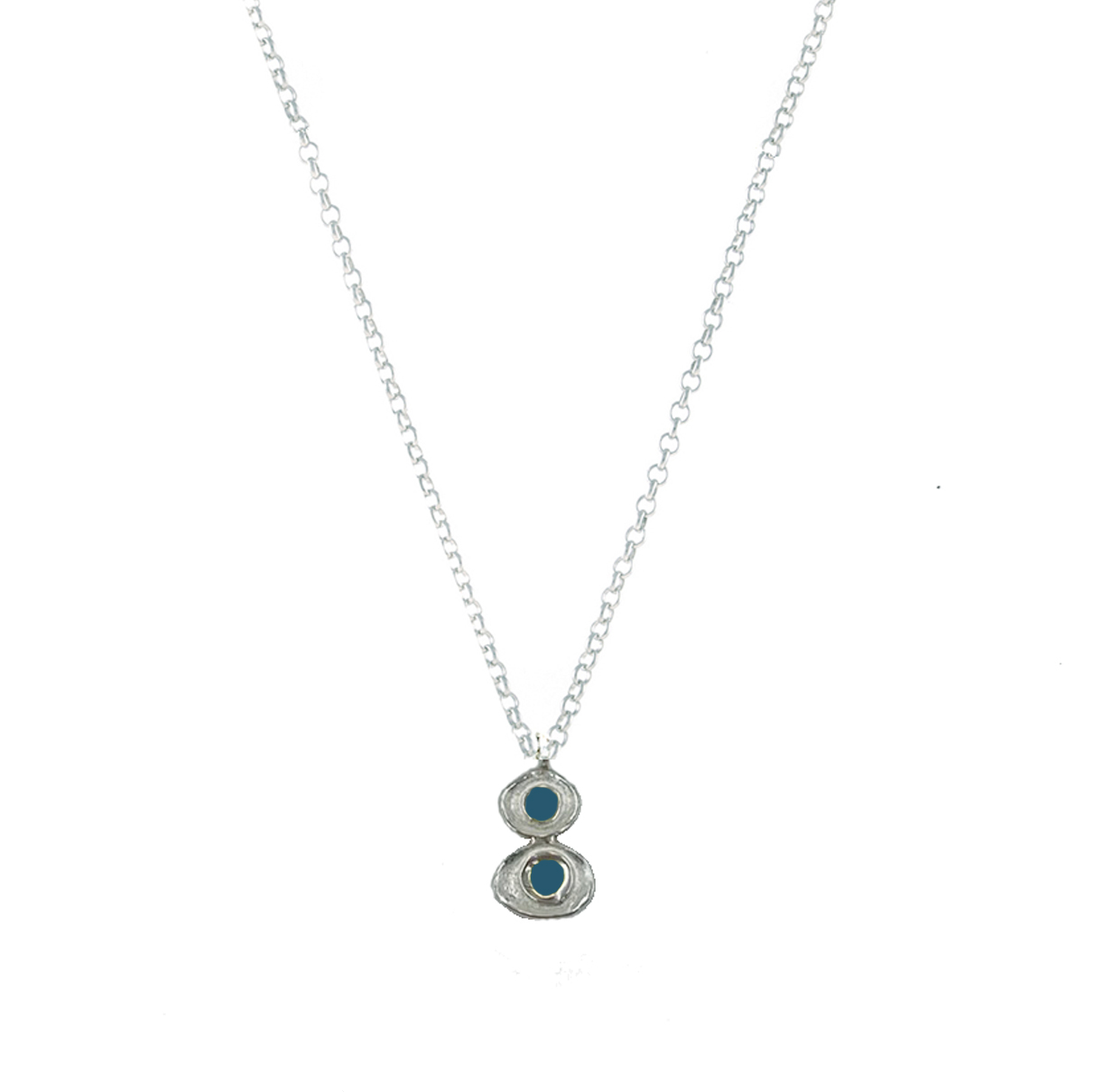 Seeds pendant, with enamel