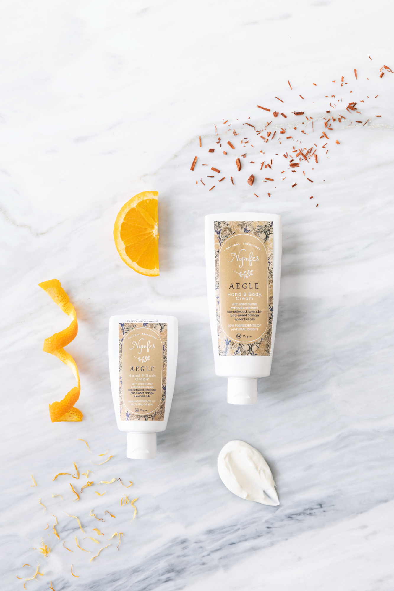 Κρέμα σώματος και χεριών "Αίγλη" Mocha