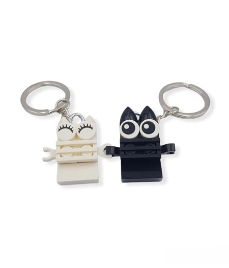Holding Hands Brick Keychains