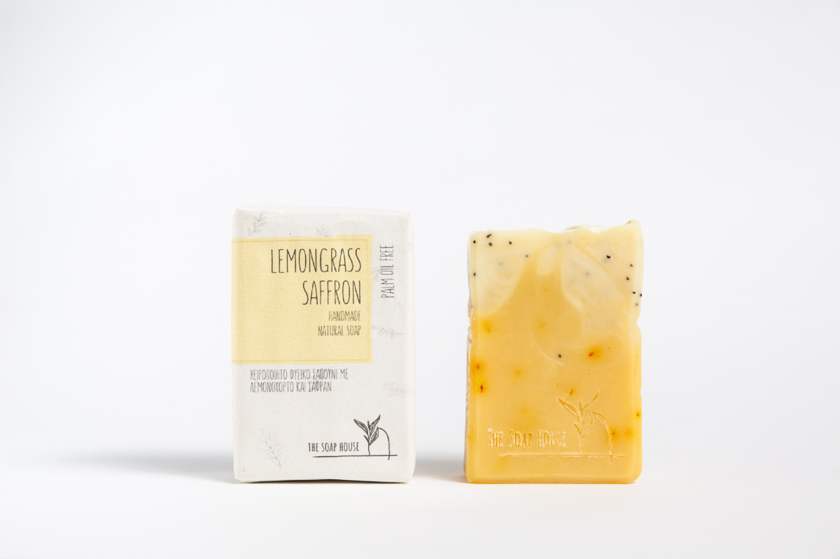 Σαπούνι Λεμονόχορτο &amp; Κρόκος Κοζάνης 