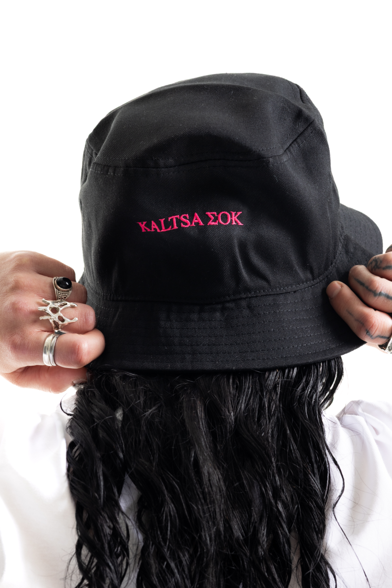 ΣΟΚ bucket hat - black