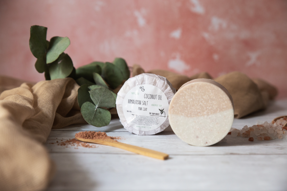 Απολεπιστικό σαπούνι με Αλάτι Ιμαλαϊων, Μοσχολέμονο &amp; Περγαμόντο