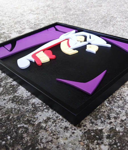 Joker wood art