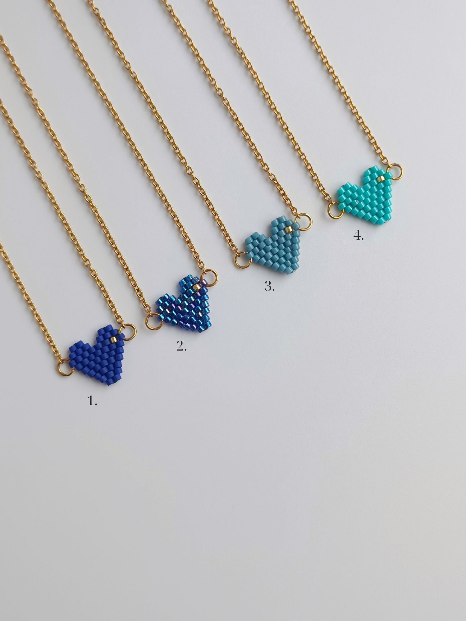 Κολιέ Καρδιά Με Χάντρες Miyuki 