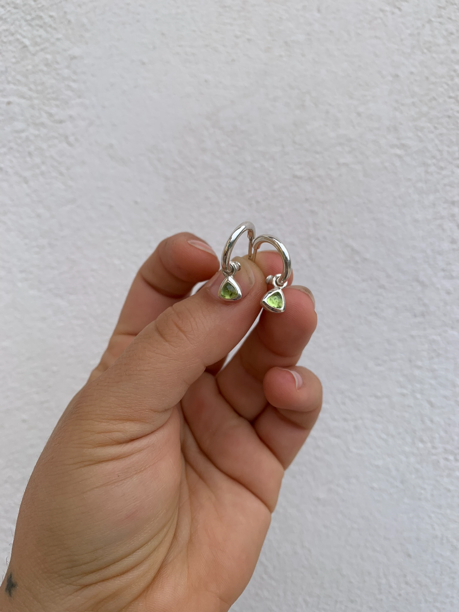 MARY earrings with Peridot