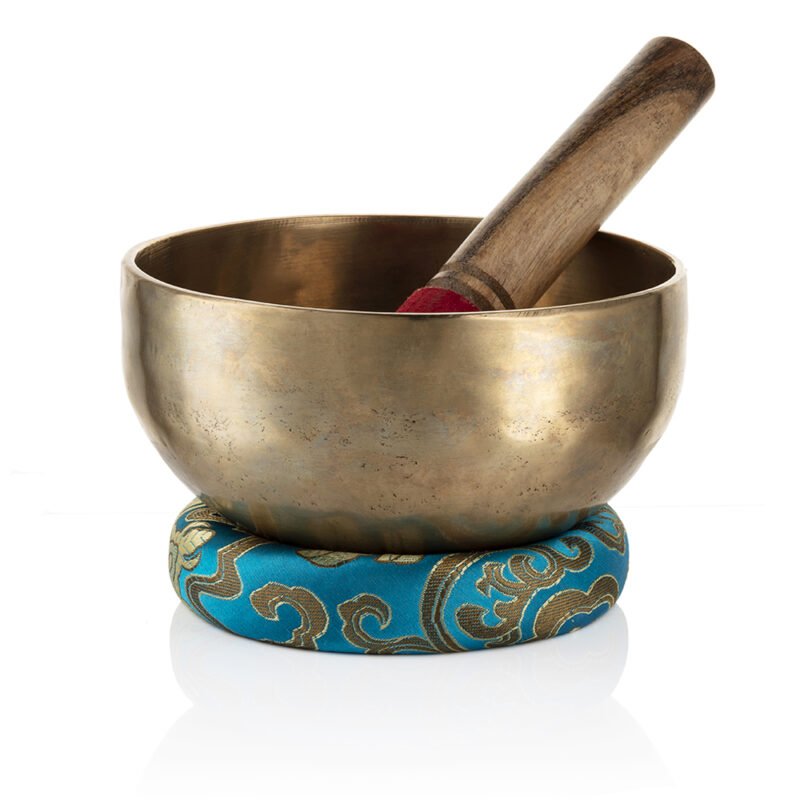 Gift Set Θιβετιανό Μπολ Διαλογισμού – Handmade Tibetan Singing Bowl 10cm