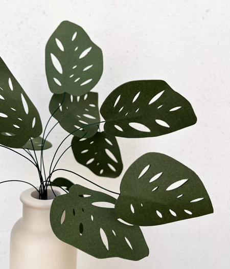Mini Monstera | Handmade Paper Plant