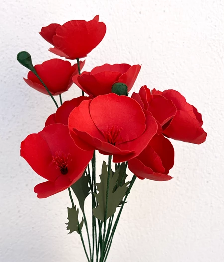 Paper Poppies
