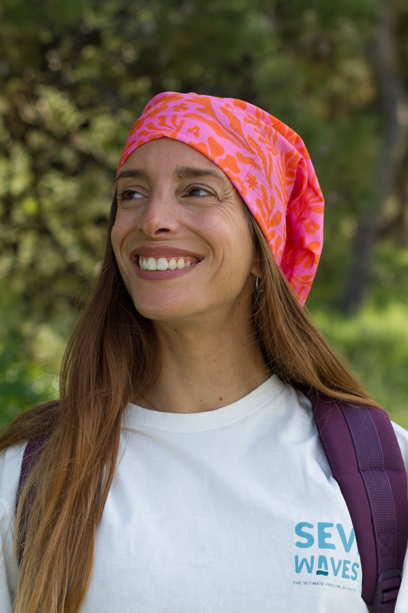 Ocean Wrap Pink Neck Tube