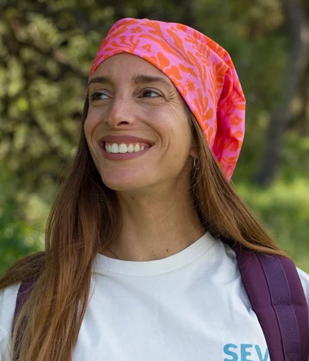 Ocean Wrap Pink Neck Tube