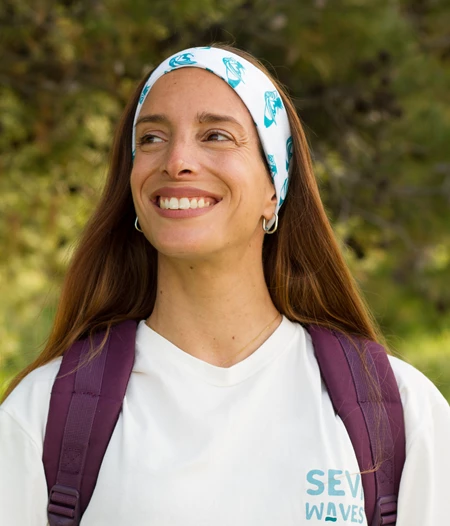 Ocean Wrap White Neck Tube