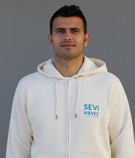 Men Brake the Waves-Zipper Hoodie
