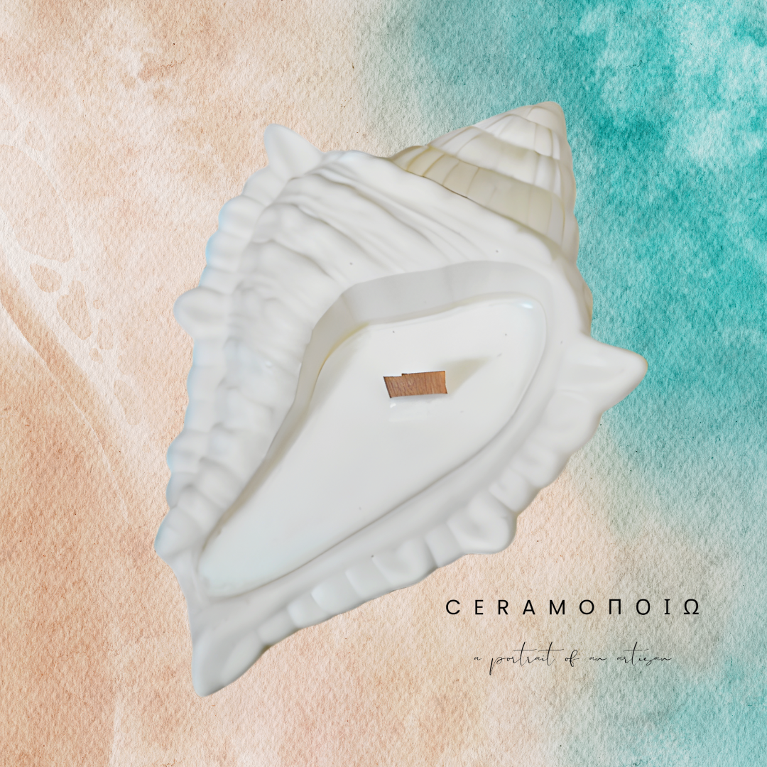 Seashell Candle