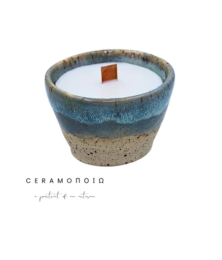 Ceramic Candle - Waves