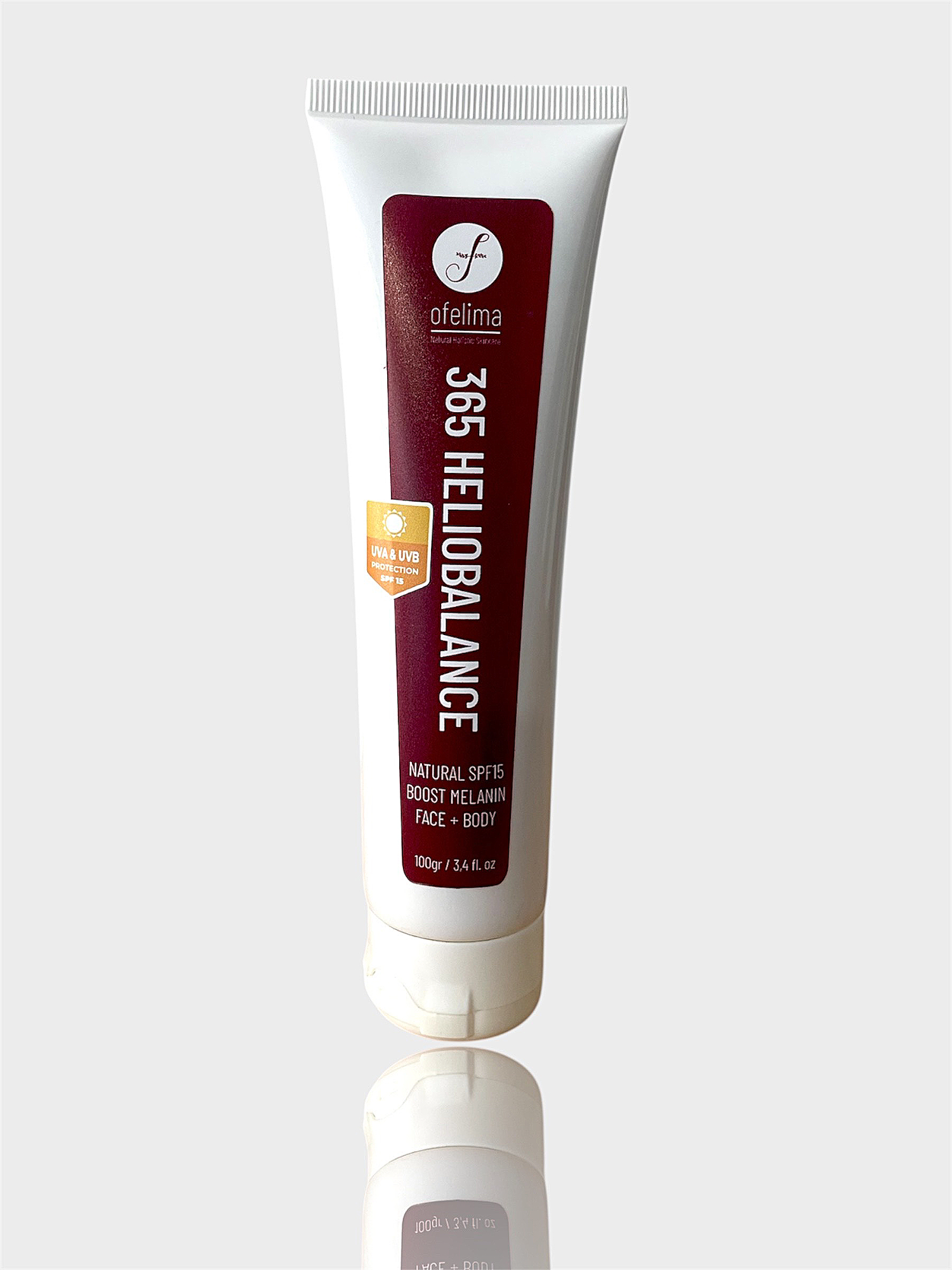 365HELIOBALANCE 
SPF15 NATURAL - MELANIN BOOST - FACE + BODY