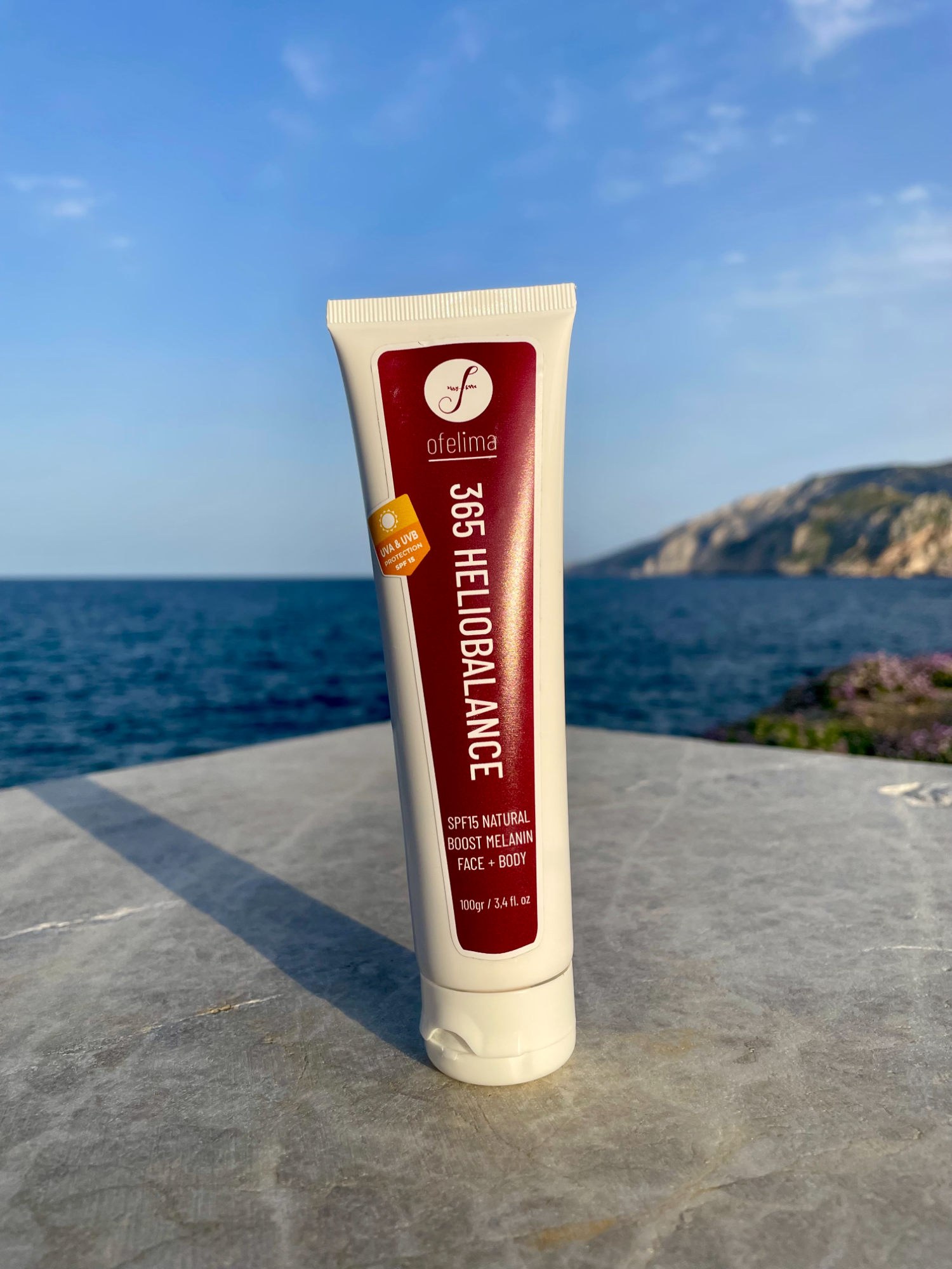 365HELIOBALANCE 
SPF15 NATURAL - MELANIN BOOST - FACE + BODY