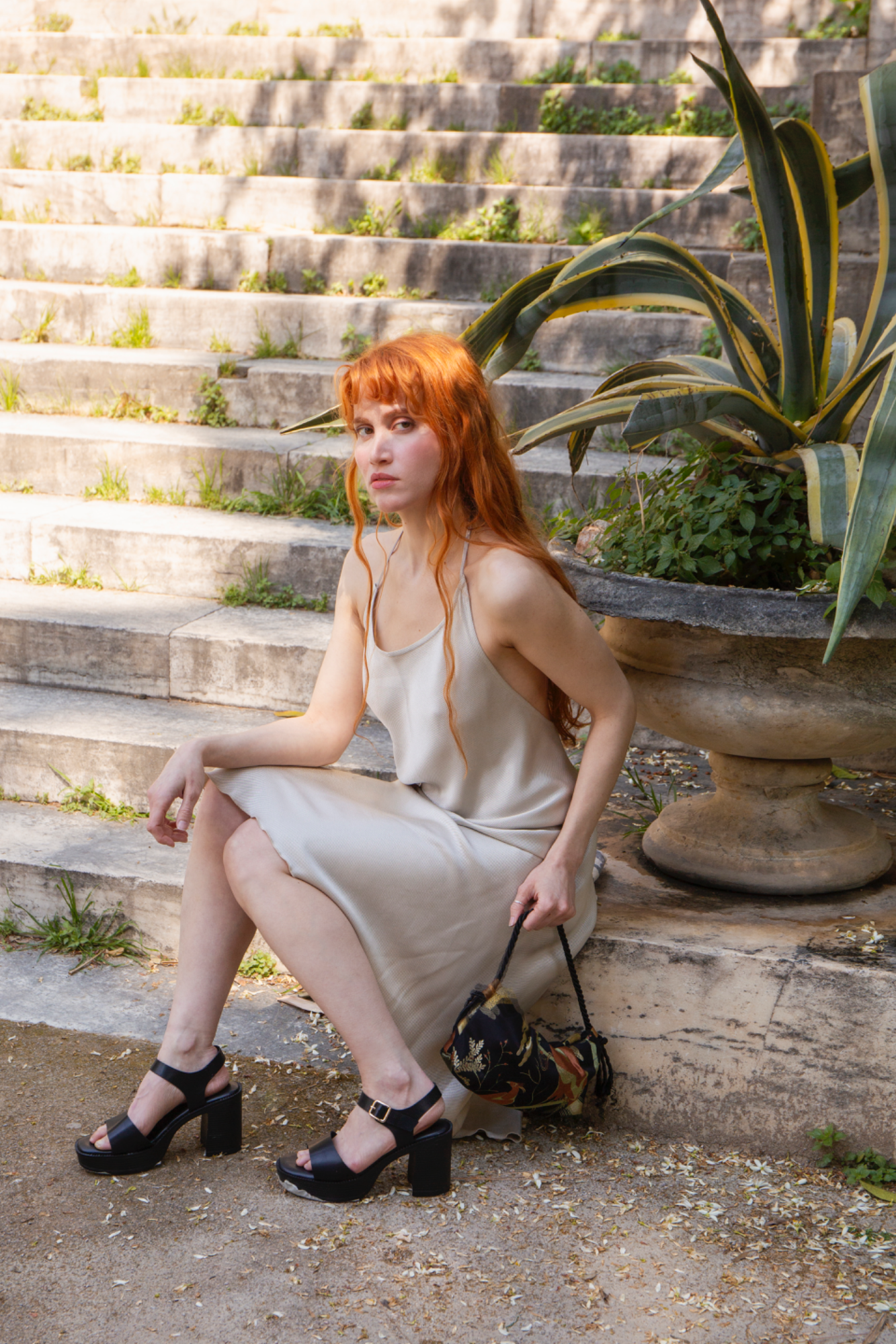 "Elegant Flowing Dress"