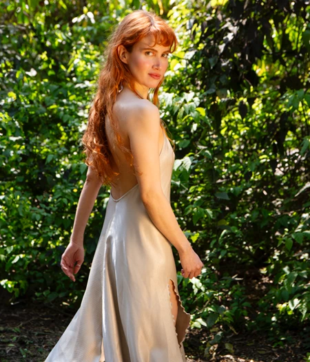 "Elegant Flowing Dress"