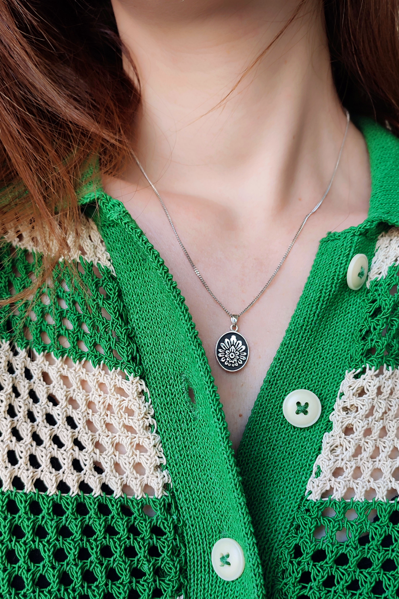 Μενταγιόν ' Ikat ' 