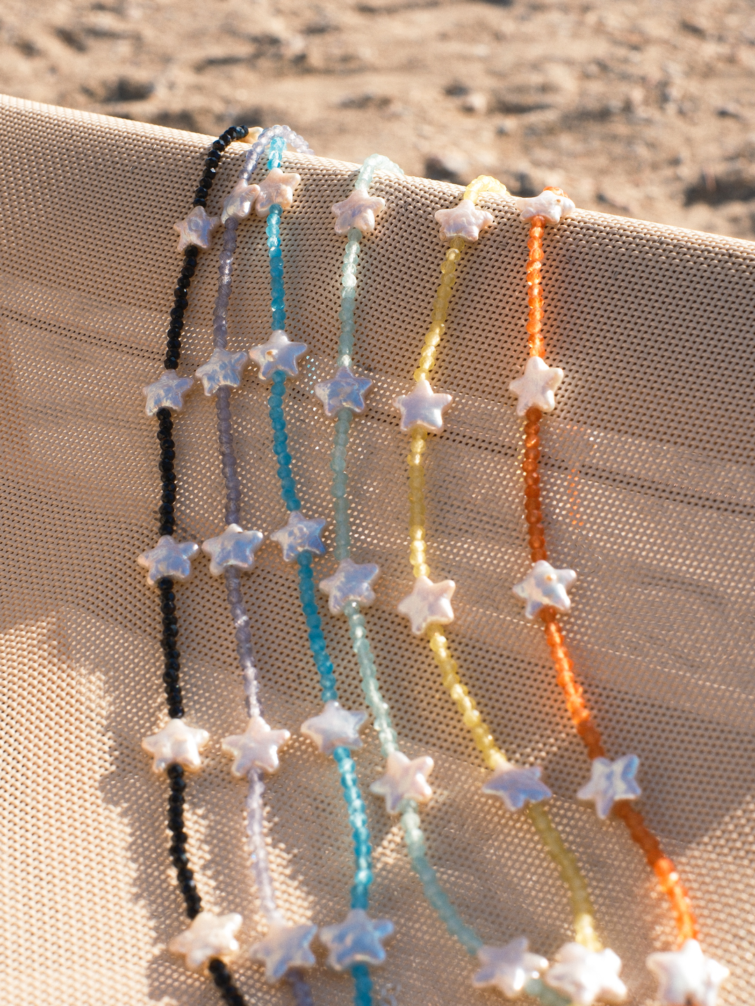 Star Pearls and Gemstones necklace