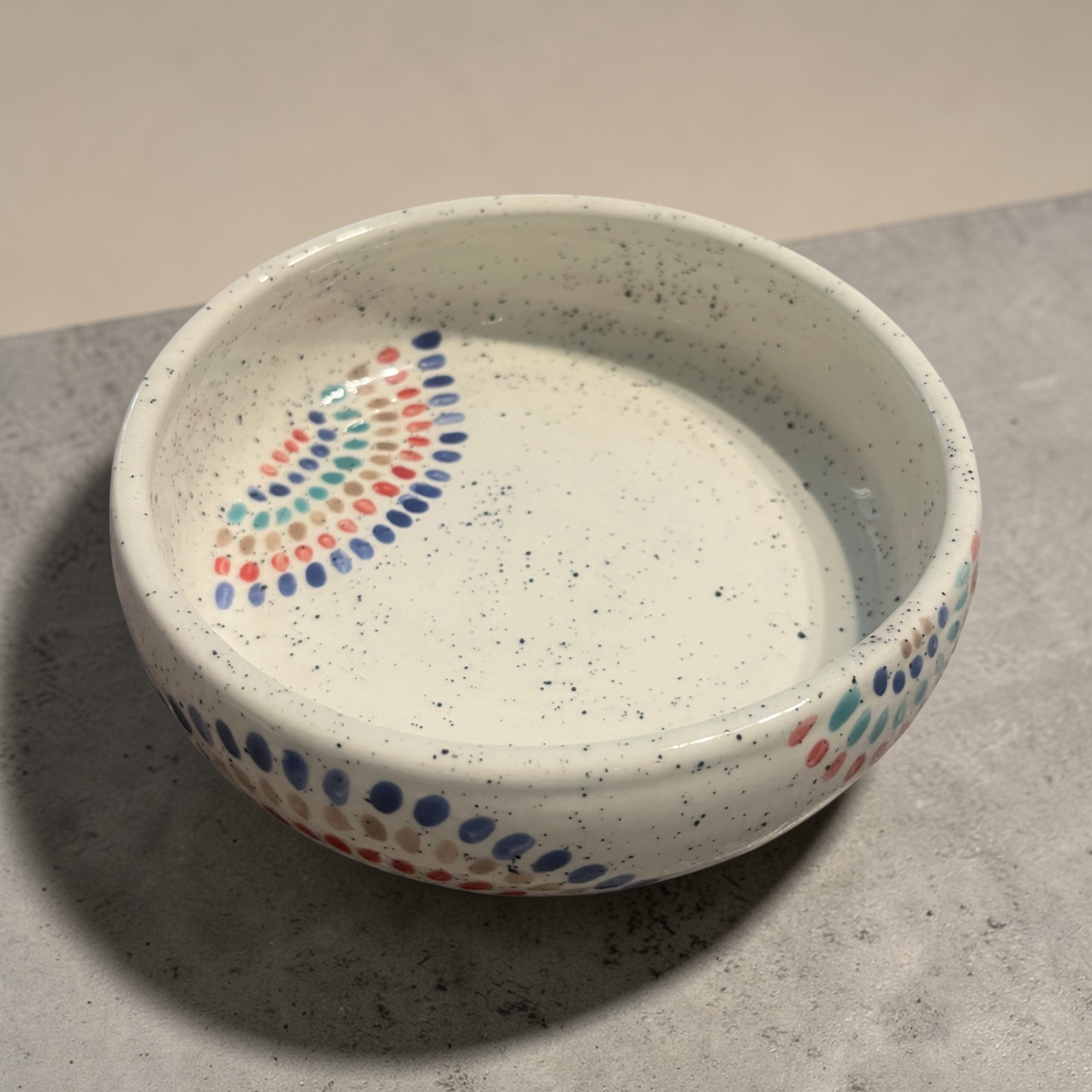 Rainbow dots 
Bowl