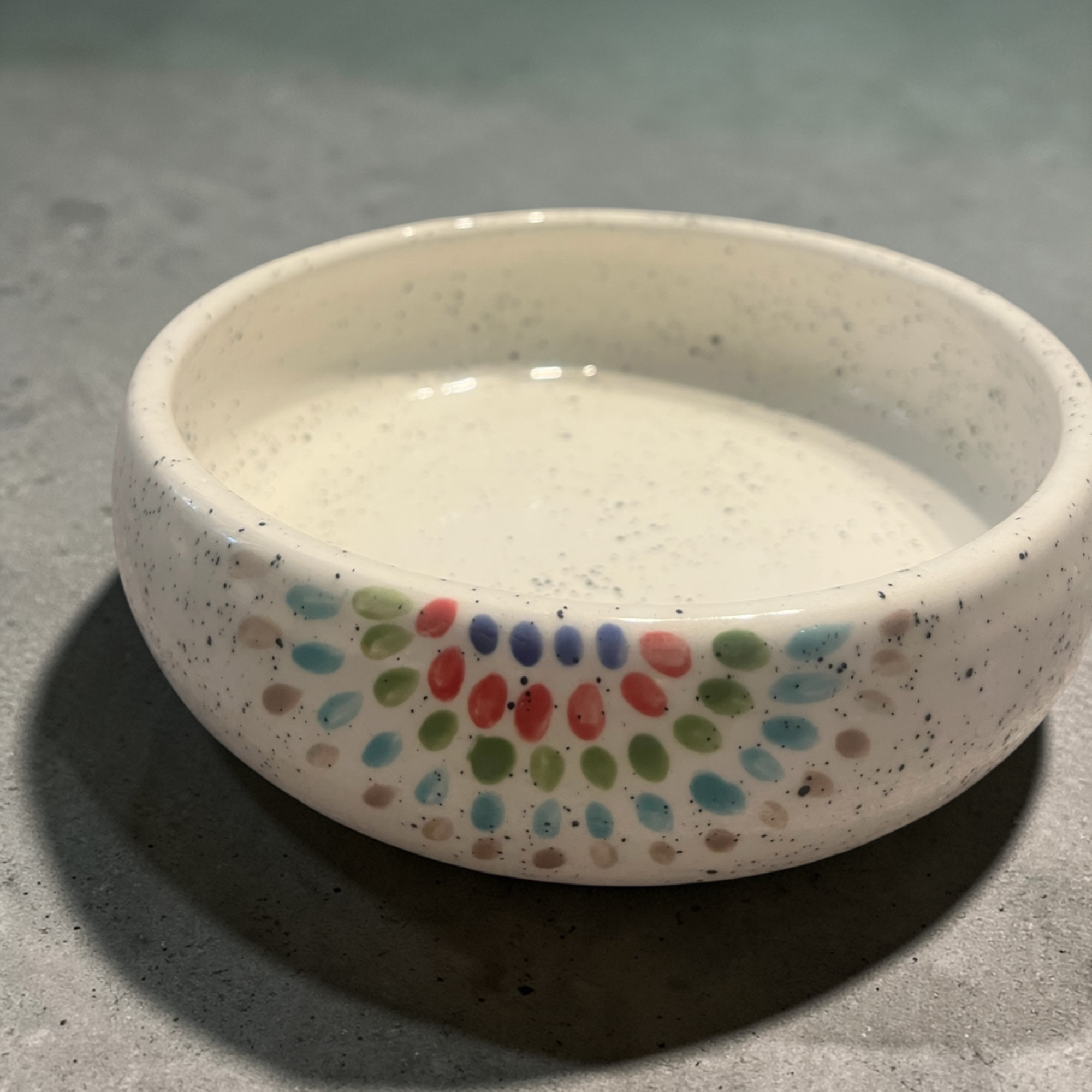Rainbow dots 
Bowl
