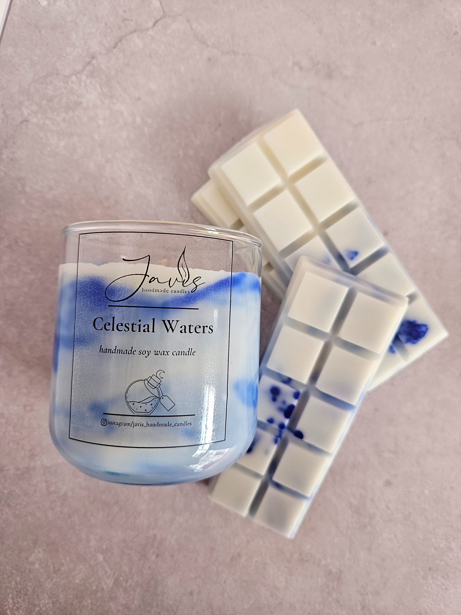 Celestial Waters- Κερί Σόγιας με Άρωμα Θαλάσσιας Φρεσκάδας