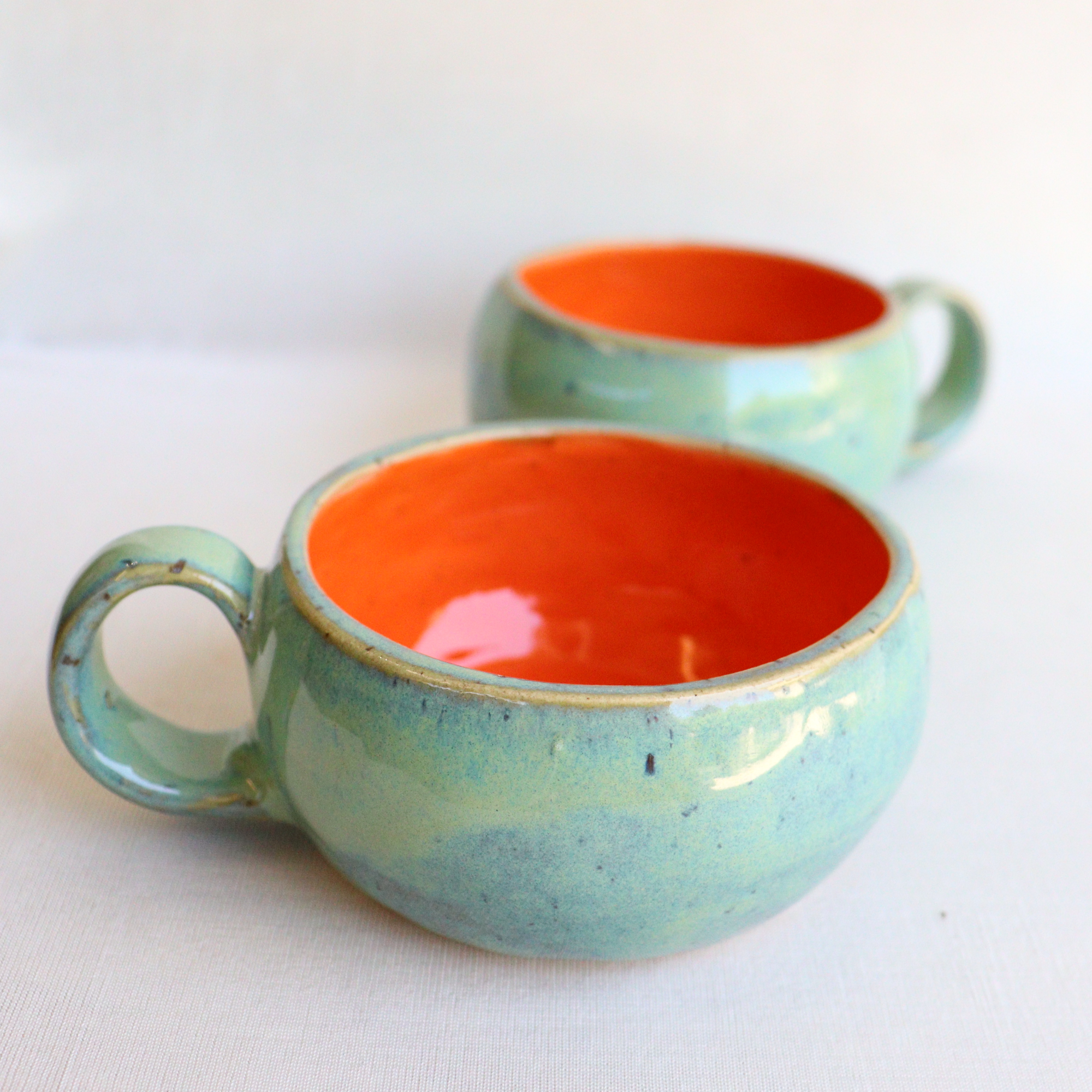 Juicy κεραμική κούπα καπουτσίνο