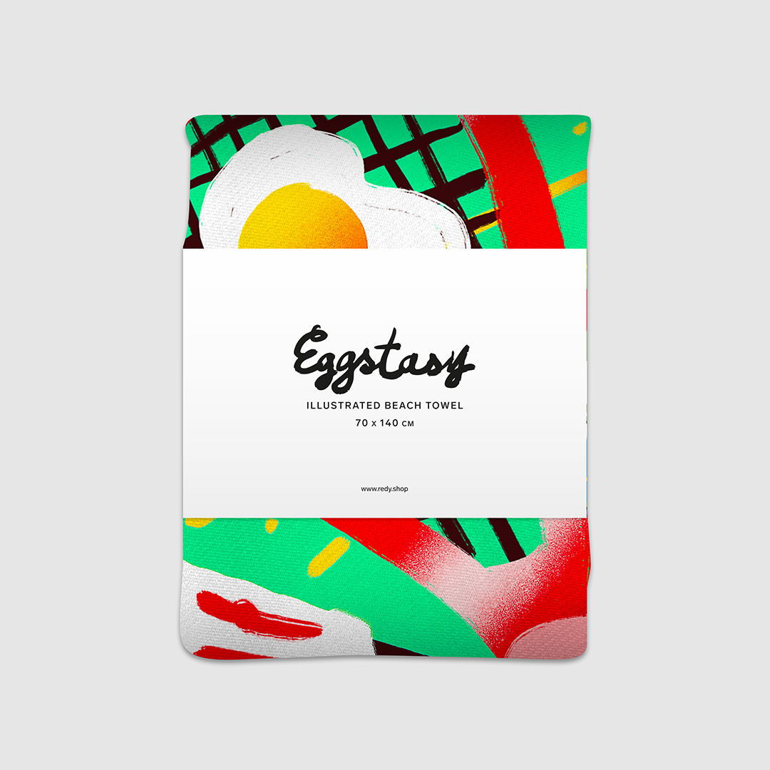 Illustrated Beach Towels