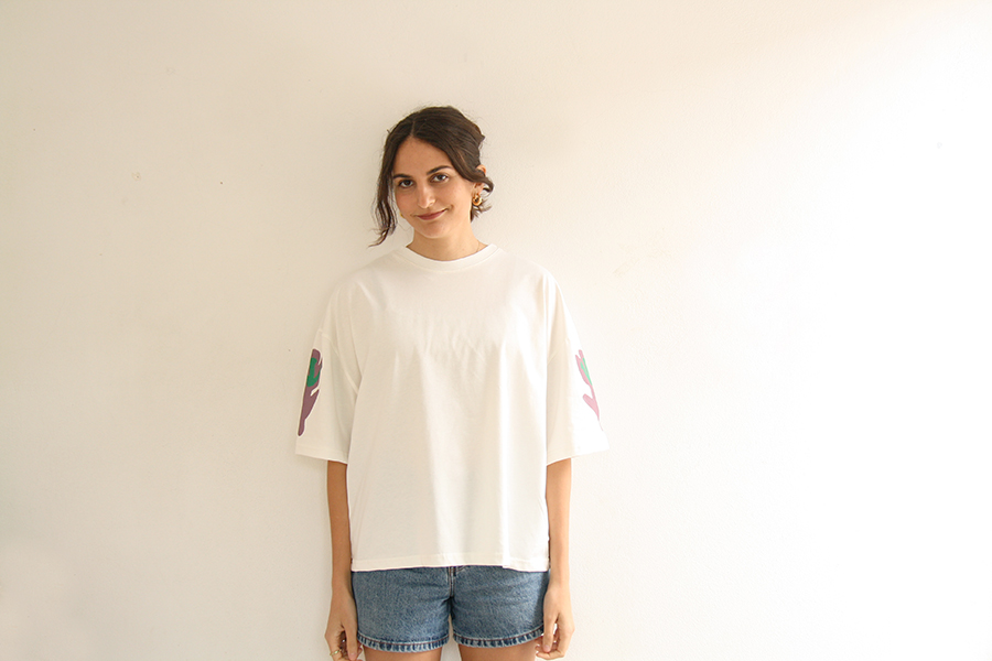 Oversized T-Shirt Ανεμώνες