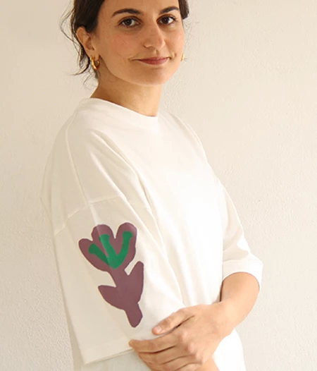 Oversized T-Shirt Ανεμώνες