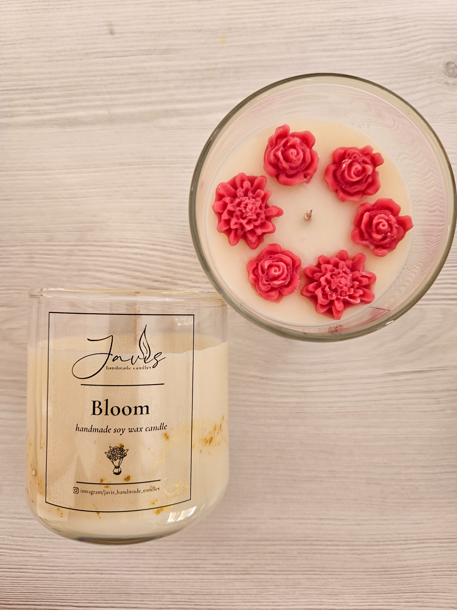 Floral Collection| Χειροποίητα Αρωματικά Κεριά Σόγιας