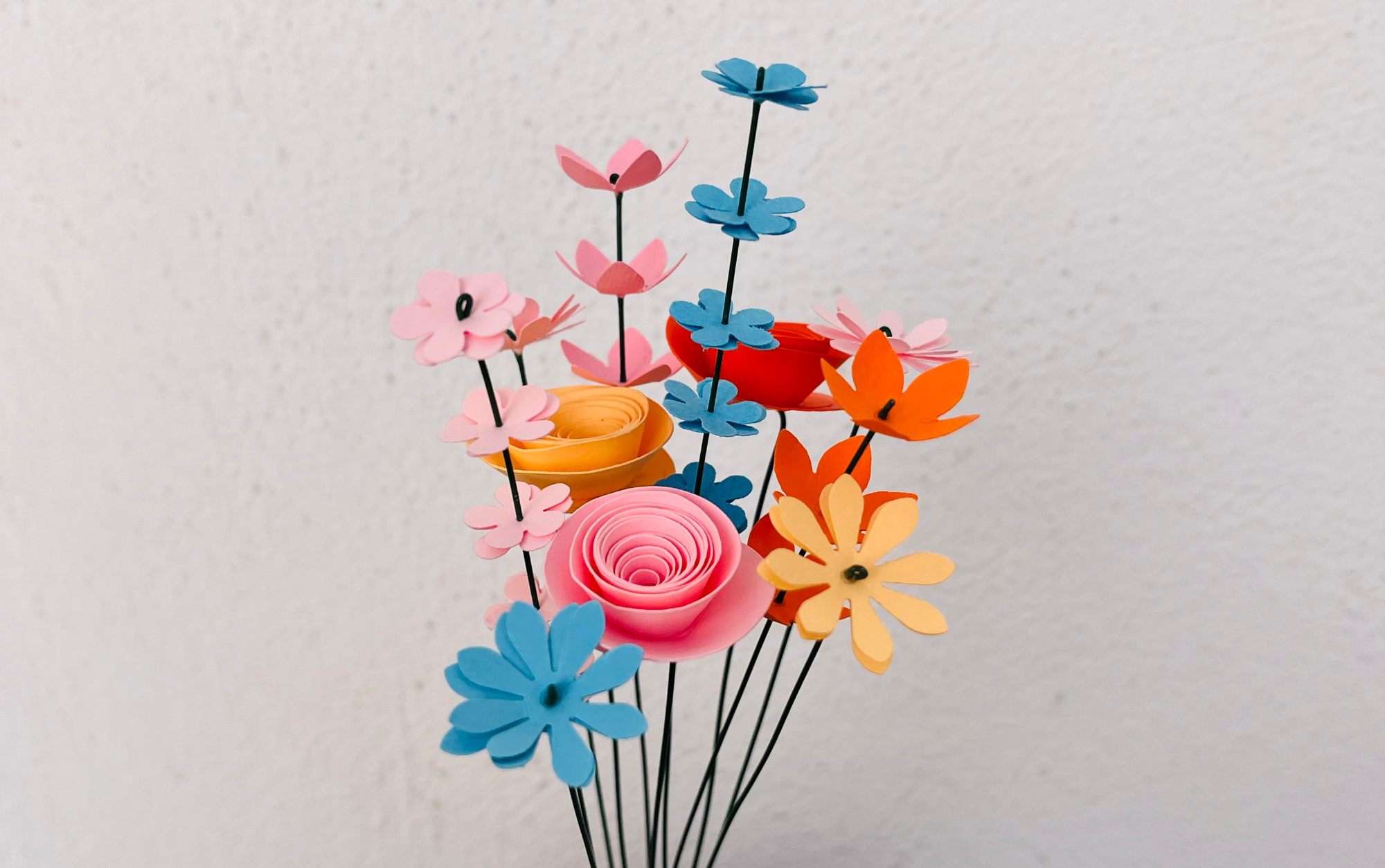 Mini Paper Flower Bouquet