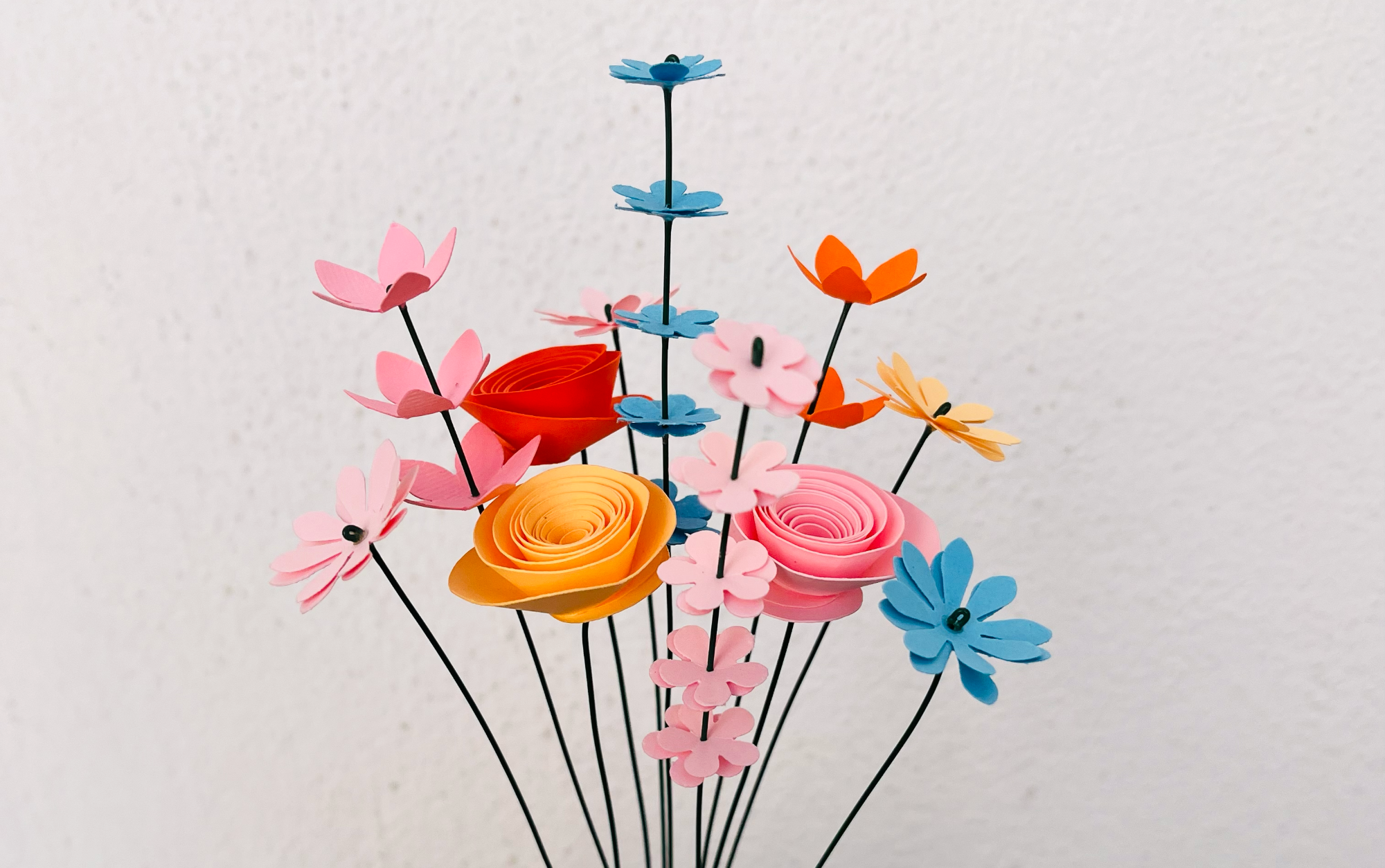 Mini Paper Flower Bouquet