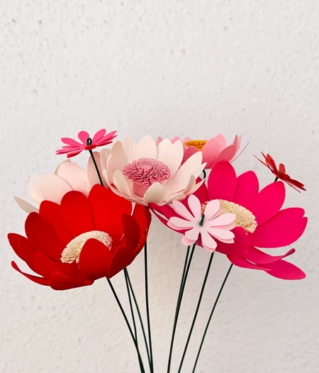 Paper Gerbera Bouquet
