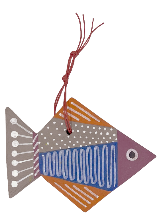 Διακοσμητικά πήλινα Ψάρια