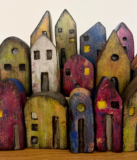 Πήλινα σπιτάκια από πηλό - Small houses of clay