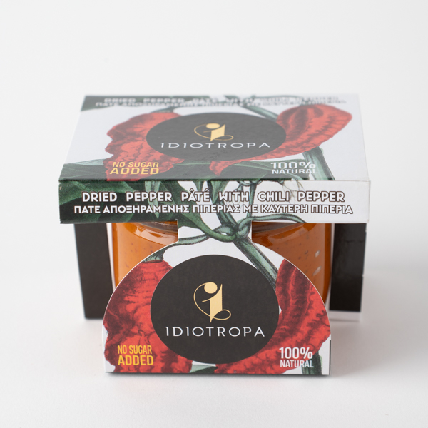 Πατέ αποξηραμένης πιπεριάς με καυτερή πιπεριά 90g