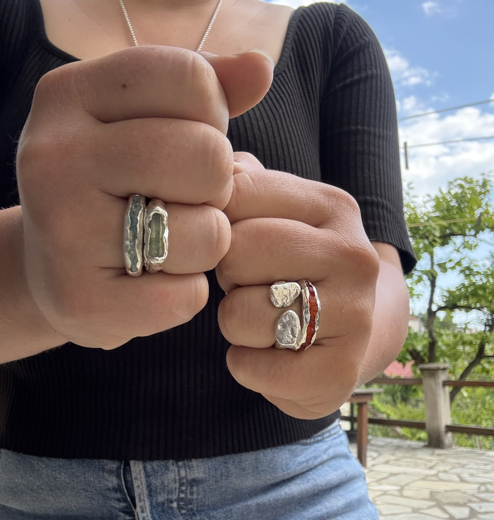 CHUNKY Tourmaline Ring