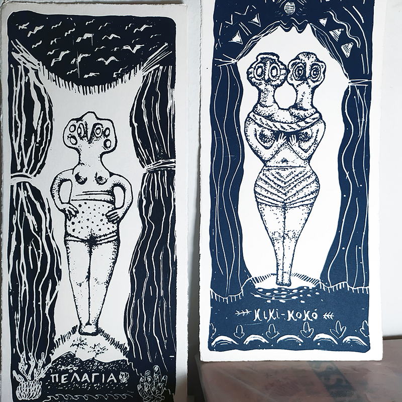 Petite Aphrodites Set Of 6 Cards