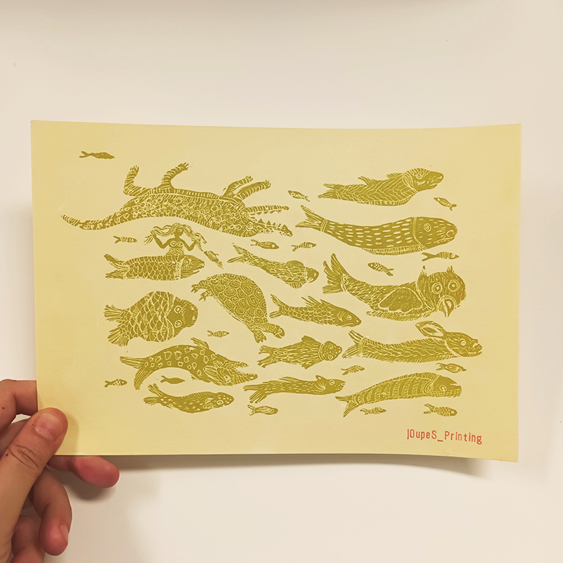 Persian Creatures Mini Poster 