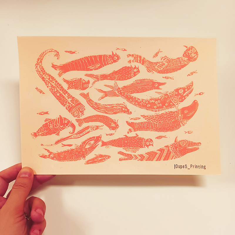 Persian Creatures Mini Poster 