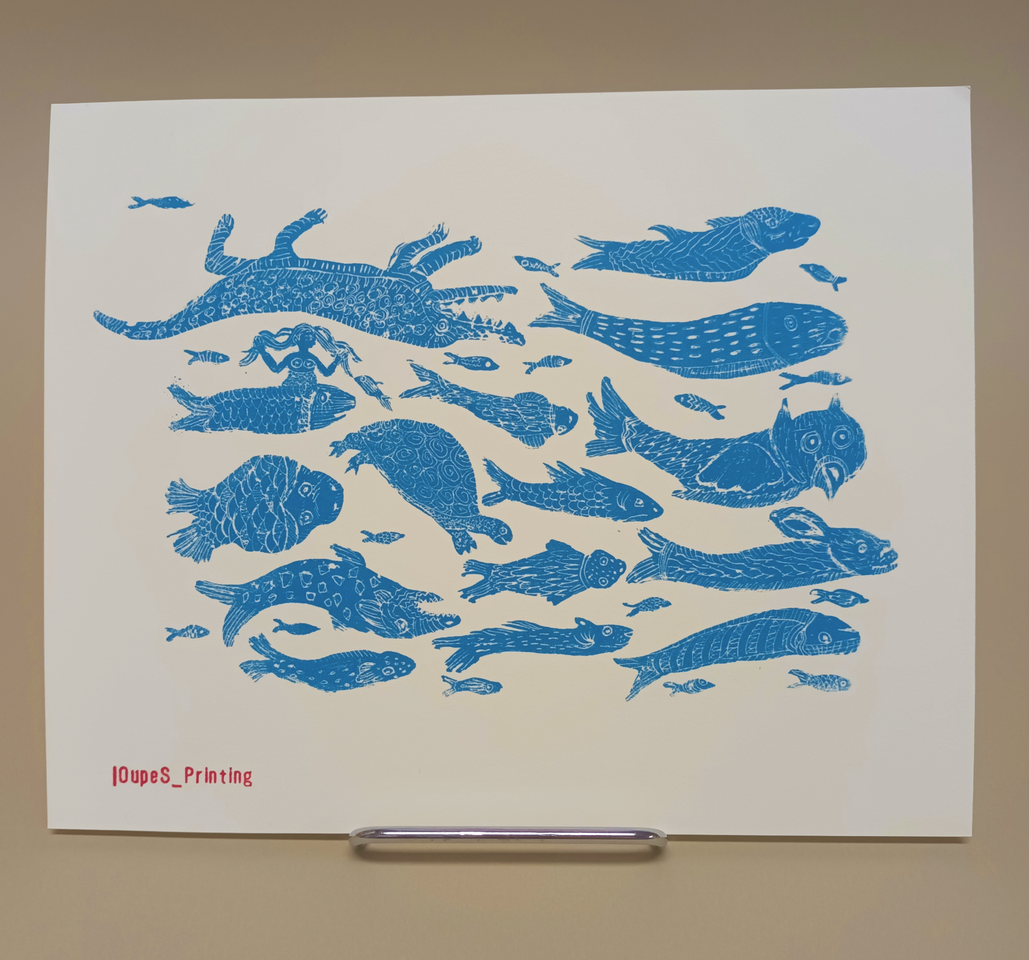 Persian Creatures Mini Poster 